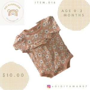 **GIGI GUMMYWEAR** Carters Child of Mine Babygirl bodysuit